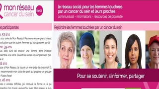 Cancer du sein : un réseau social pour les malades et leurs proches