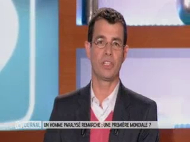 Photo : Darek Fidyka remarche de nouveau, suite à une greffe de cellules olfactives engainantes. (source : BBC) - Vidéo : entretien avec le Dr François Nataf, neurochirurgien