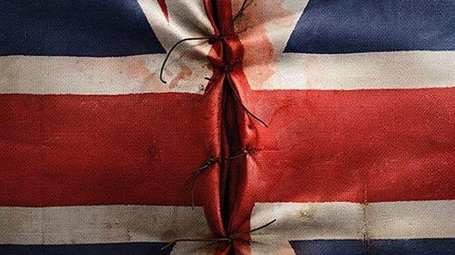 Affiche de la campagne contre l'excision, le drapeau du Royaume-Uni