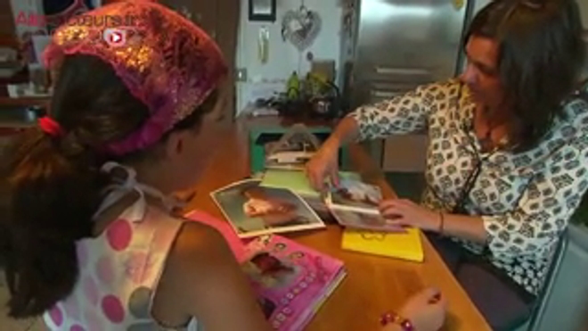 Rencontre avec Emma, 8 ans, atteinte d'un lymphangiome