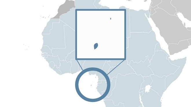 Localisation de l'archipel de Sao Tomé-et-Principe (DR)