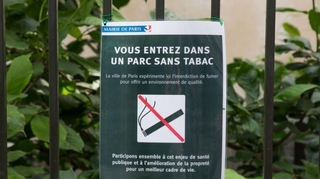 Paris : des parcs sans tabac