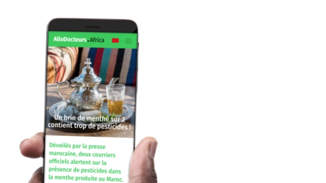Le site mobile marocain d'AlloDocteurs.africa