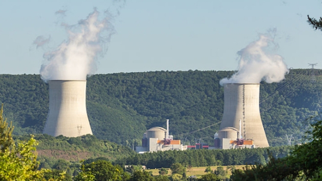 Centrale nucléaire de Chooz (Ardennes).