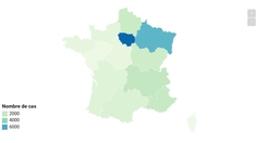 CARTE - Plus de 25 000 cas de coronavirus en France