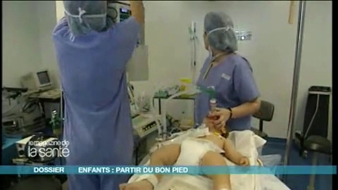 L’intervention chirurgicale pour corriger un pied varus équin en images