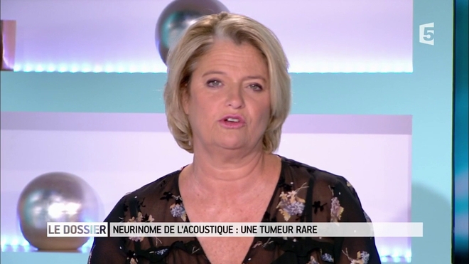 Marina Carrère d'Encausse et Régis Boxelé expliquent le neurinome de l'acoustique