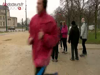Généralement la marche active est pratiquée en groupe.