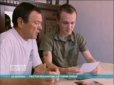 Depuis sa naissance, Pascal a un pectus excavatum