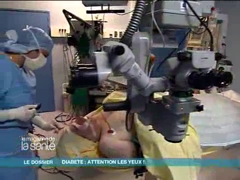 Attention, images d'intervention chirurgicale : lorsque le traitement au laser est insuffisant, il faut intervenir chirurgicalement.