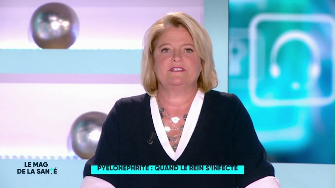 Marina Carrère d'Encausse et Fabien Doguet expliquent les causes de la pyélonéphrite
