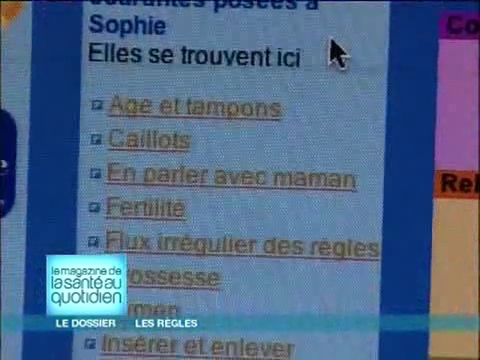 L'utilisation du tampon n'est pas toujours facile pour les jeunes filles