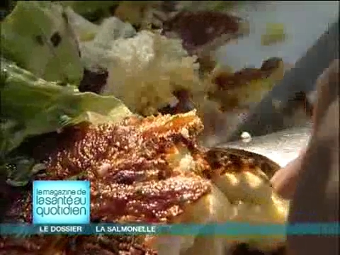 Se laver les mains à l'eau savonneuse permet de prévenir la salmonellose.