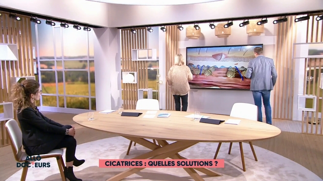 Marina Carrère d'Encausse et Fabien Doguet expliquent la cicatrisation