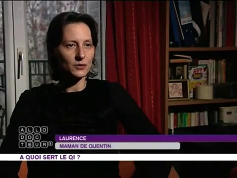 Laurence revient sur le parcours scolaire de son fils Quentin, dont le QI est supérieur à la moyenne