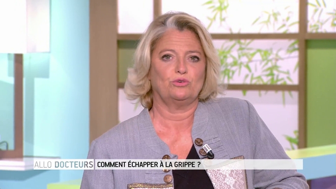 Marina Carrère d'Encausse et Philippe Charlier expliquent la transmission du virus de la grippe