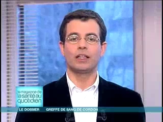 Michel Cymes et Benoît Thevenet expliquent la greffe de sang de cordon.