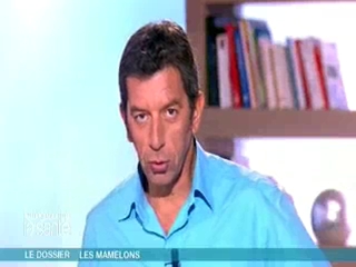 Marina Carrère d’Encausse et Michel Cymes décrivent les mamelons.
