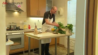 Au menu : un repas diététique facile à digérer car allégé en matières grasses.