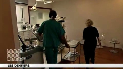 Exemple d’une intervention au laser sur la gencive, pour adapter un dentier