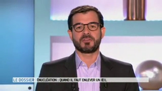 Marina Carrère d'Encausse et Benoît Thevenet expliquent l'énucléation.