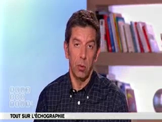 Marina Carrère d'Encausse et Michel Cymes expliquent l'échographie.