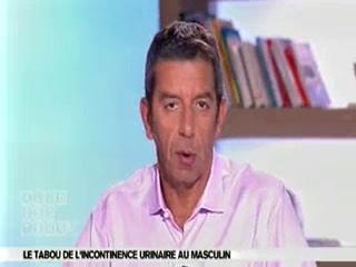 Marina Carrère d'Encausse et Michel Cymes expliquent l'incontinence urinaire chez l'homme.