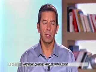 Marina Carrère d'Encausse et Michel Cymes expliquent la myasthénie.