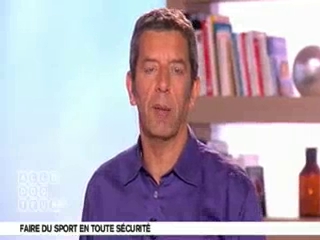 Marina Carrère d'Encausse et Michel Cymes présentent le mécanisme de production d'énergie au cours de l'effort.