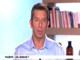 Marina Carrère d'Encausse et Michel Cymes expliquent la phlébite.