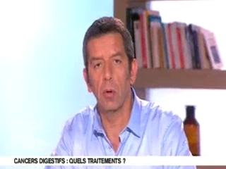 Marina Carrère d’Encausse et Michel Cymes expliquent les cancers digestifs.