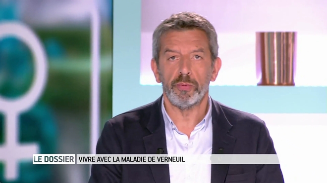Marina Carrère d'Encausse et Michel Cymes expliquent la maladie de Verneuil