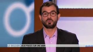 Marina Carrère d'Encausse et Benoît Thevenet expliquent la duplication du pouce.