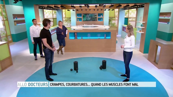 Démonstrations avec Delphine Le Porquier, masseur kinésithérapeute