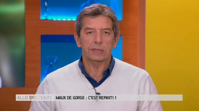 Marina Carrère d'Encausse et Michel Cymes expliquent les maux de gorge