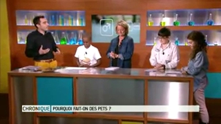 Extrait de la chronique scientifique qui sera diffusée le 23 mars sur France 5.