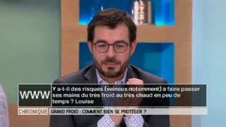 Y a-t-il des risques (veineux notamment) à faire passer ses mains du très froid au très chaud en peu de temps ?