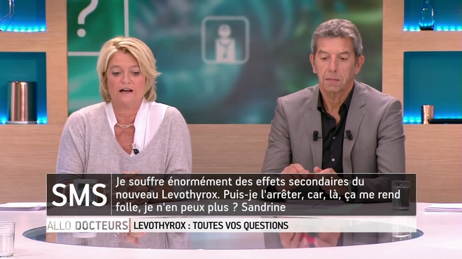 Je souffre énormément des effets secondaires du nouveau Levothyrox. Puis-je l'arrêter, car ça me rend folle, je n'en peux plus ?