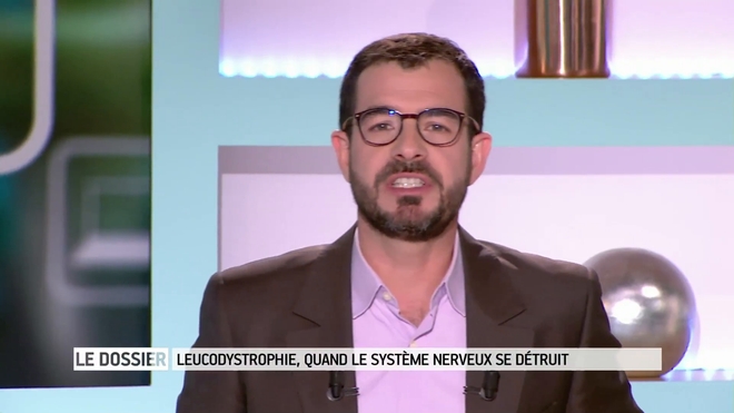 Marina Carrère d'Encausse et Benoît Thevenet expliquent la leucodystrophie