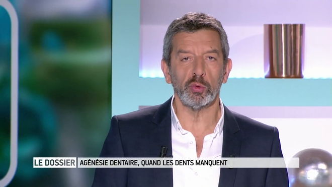 Marina Carrère d'Encausse et Michel Cymes expliquent l'agénésie dentaire