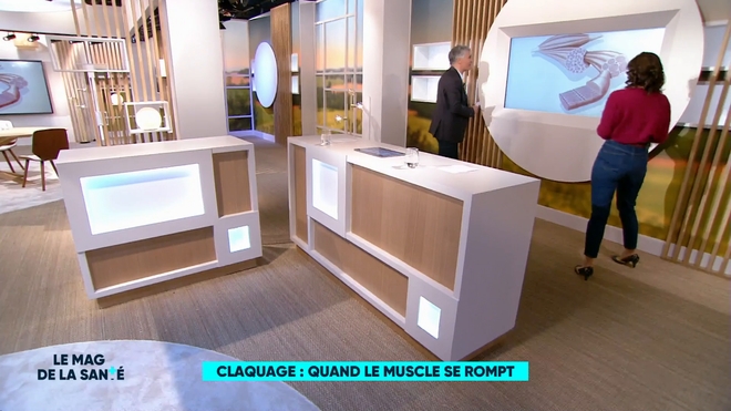 Régis Boxelé et Emma Strack font un rappel anatomique de la cuisse