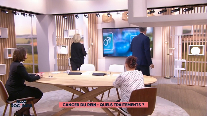 Marina Carrère d'Encausse et Régis Boxelé expliquent le cancer du rein