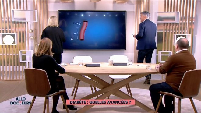 Marina Carrère d'Encausse et Régis Boxelé expliquent le diabète