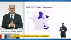 CARTE - Covid : trois nouveaux départements sous surveillance renforcée