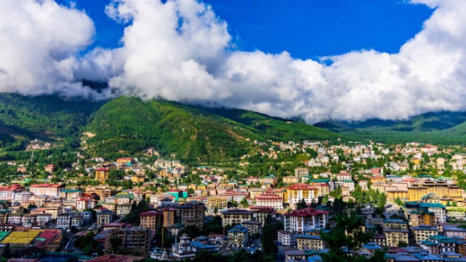 Image d'illustration. Ville de Thimphou, capitale du Bhoutan.