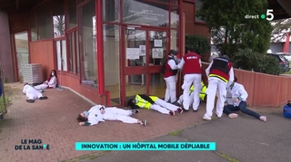 Le CHU de Toulouse lance un hôpital mobile dépliable
