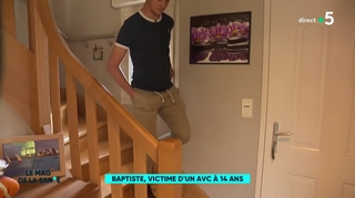 Baptiste, victime d'un AVC à 14 ans