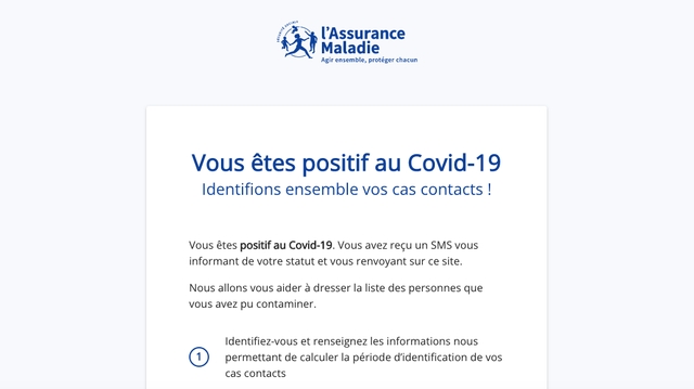 Covid : une nouvelle plateforme pour déclarer plus facilement ses cas contacts