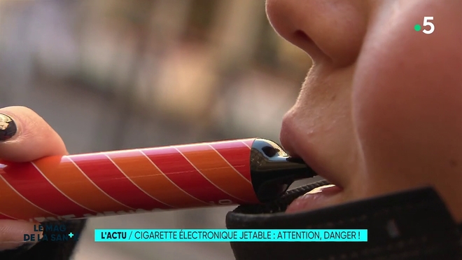 Cigarette électronique jetable : attention, danger !
