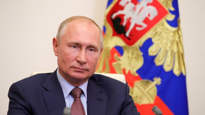 Vladimir Poutine, président de la fédération de Russie